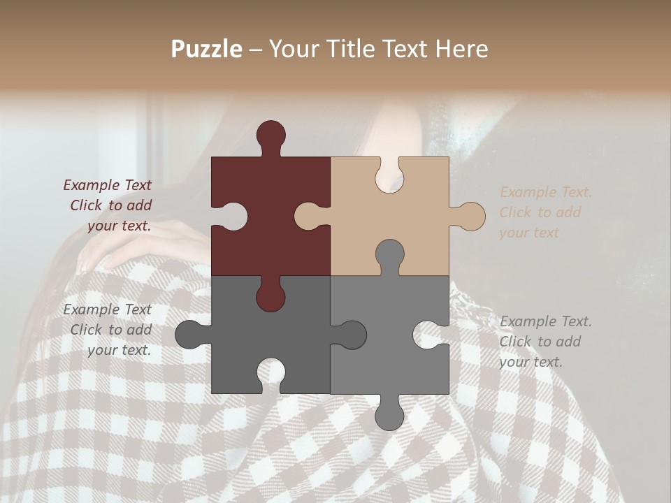 Displeased Desperation Girl PowerPoint Template