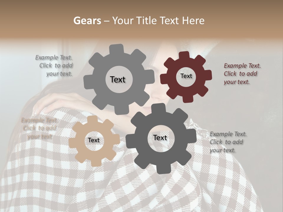 Displeased Desperation Girl PowerPoint Template