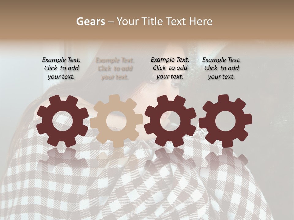 Displeased Desperation Girl PowerPoint Template