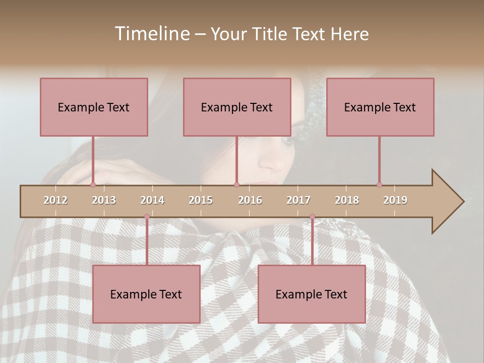 Displeased Desperation Girl PowerPoint Template