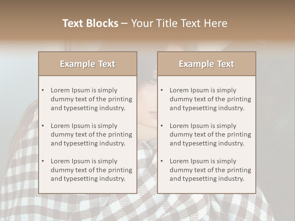 Displeased Desperation Girl PowerPoint Template