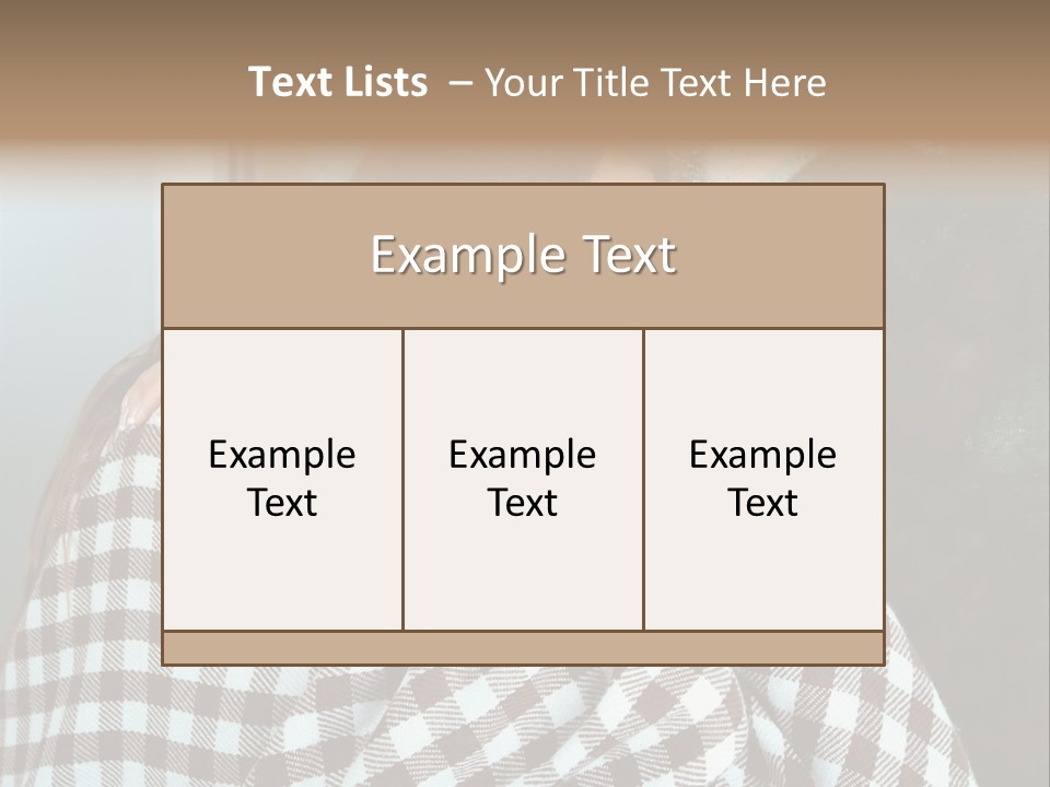 Displeased Desperation Girl PowerPoint Template