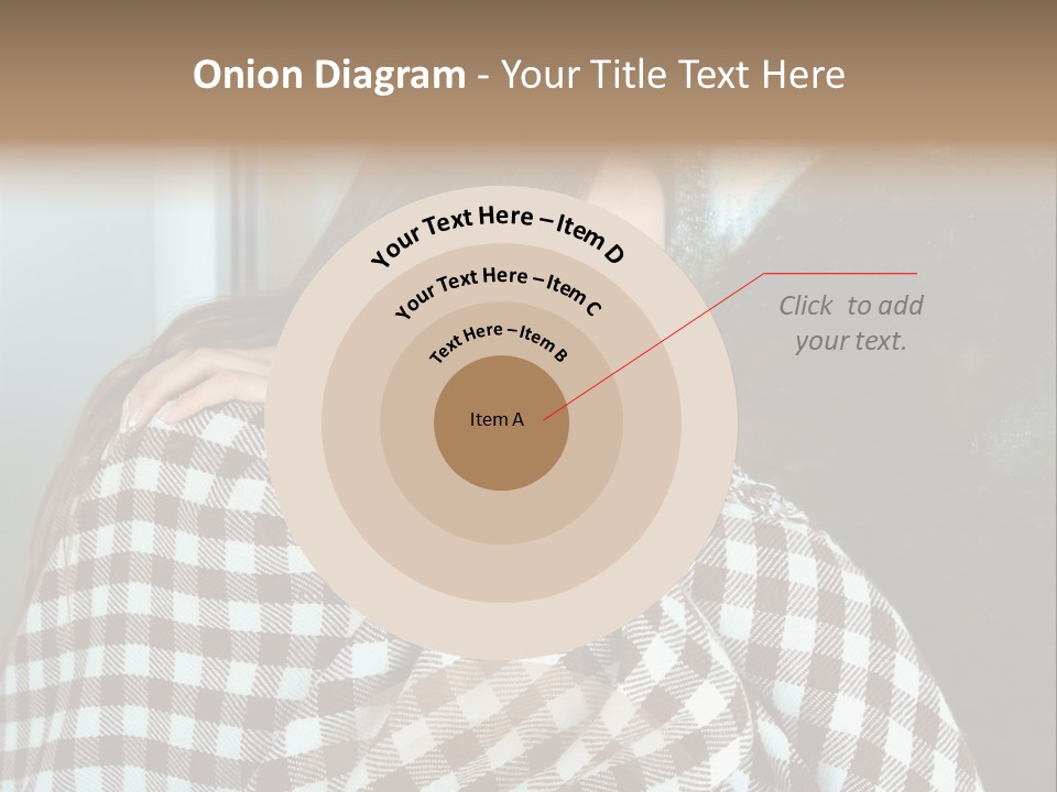 Displeased Desperation Girl PowerPoint Template