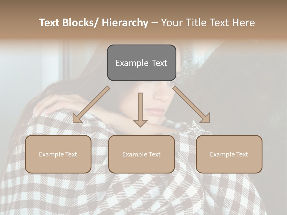 Displeased Desperation Girl PowerPoint Template