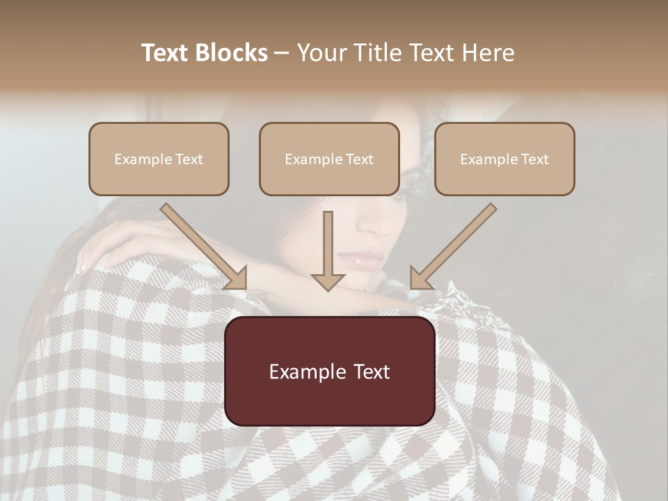Displeased Desperation Girl PowerPoint Template
