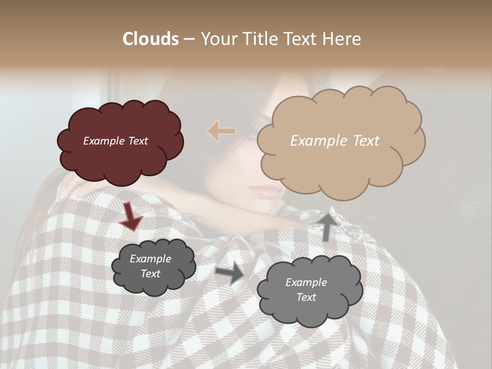 Displeased Desperation Girl PowerPoint Template