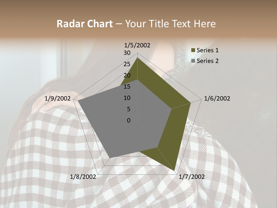 Displeased Desperation Girl PowerPoint Template