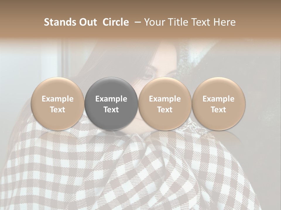 Displeased Desperation Girl PowerPoint Template