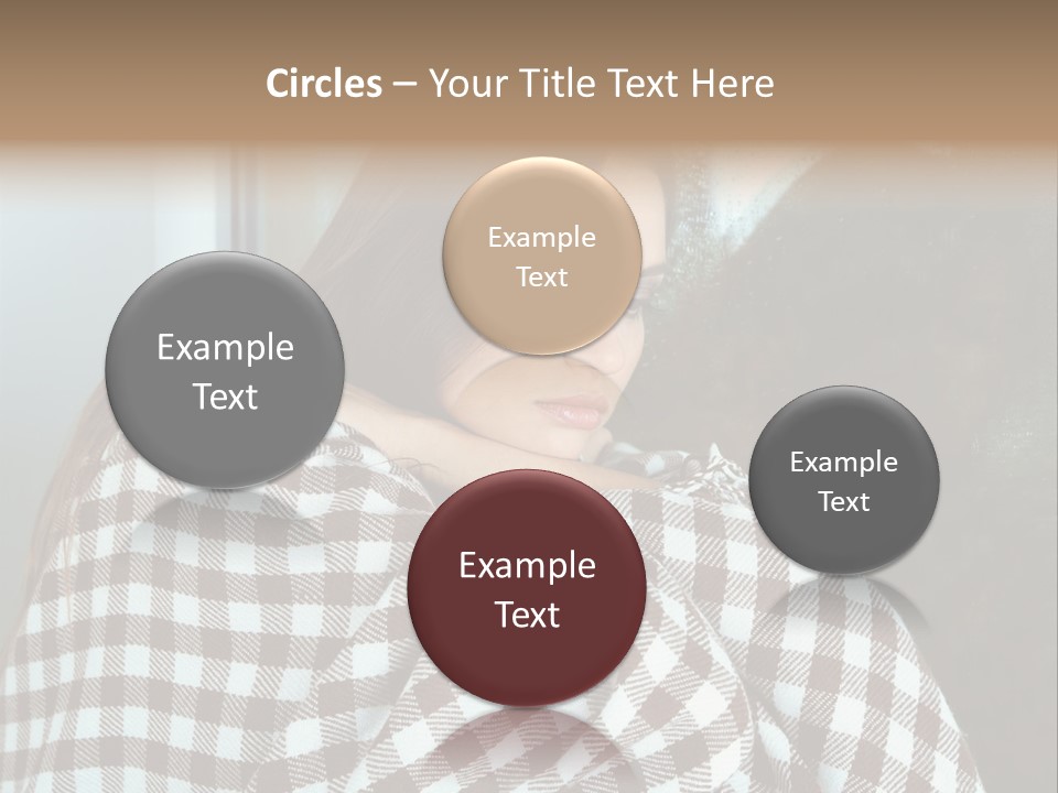 Displeased Desperation Girl PowerPoint Template