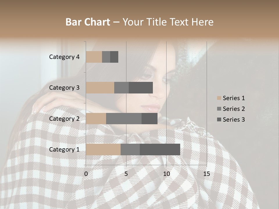 Displeased Desperation Girl PowerPoint Template