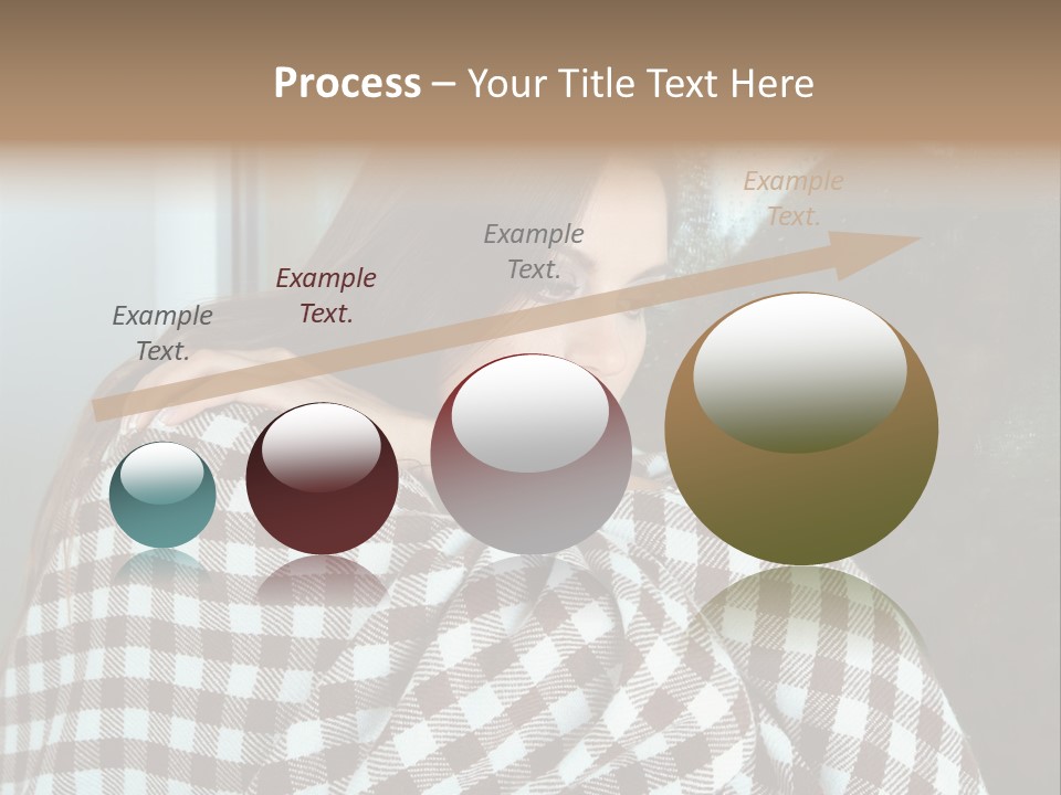 Displeased Desperation Girl PowerPoint Template