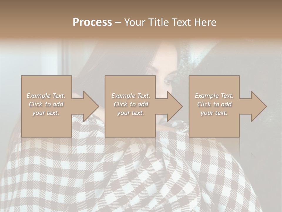 Displeased Desperation Girl PowerPoint Template