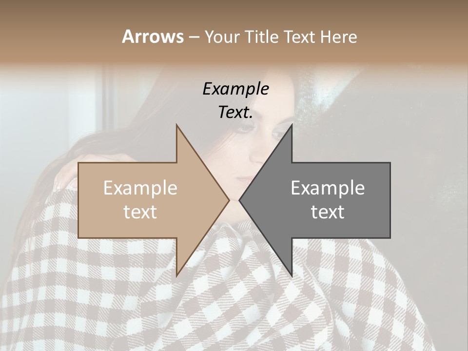 Displeased Desperation Girl PowerPoint Template