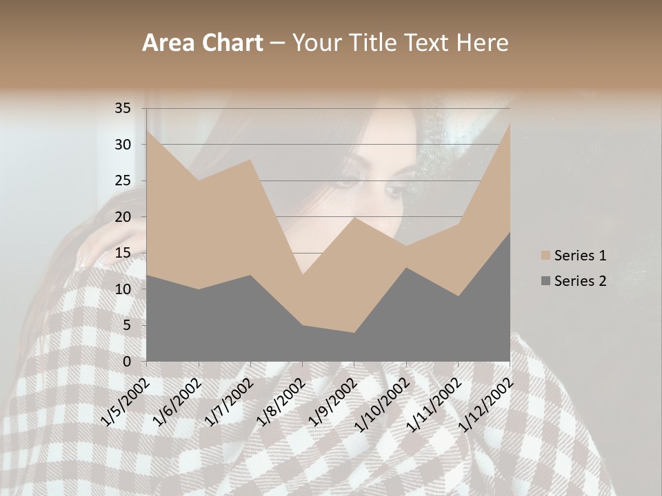 Displeased Desperation Girl PowerPoint Template