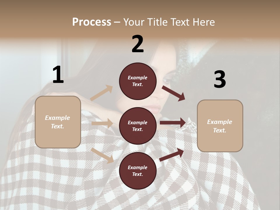 Displeased Desperation Girl PowerPoint Template