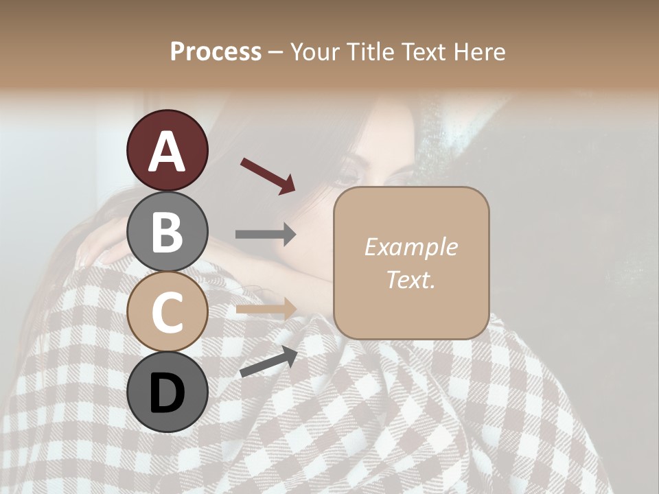 Displeased Desperation Girl PowerPoint Template