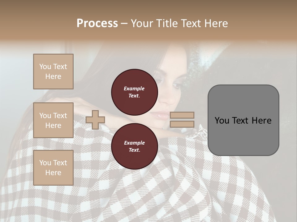 Displeased Desperation Girl PowerPoint Template