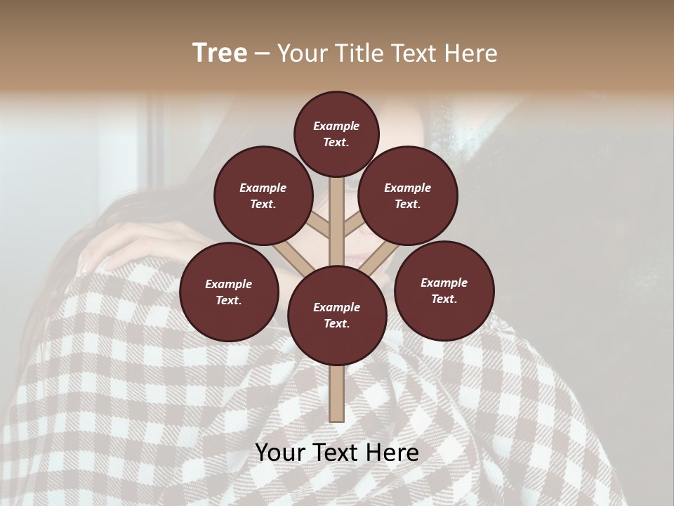 Displeased Desperation Girl PowerPoint Template