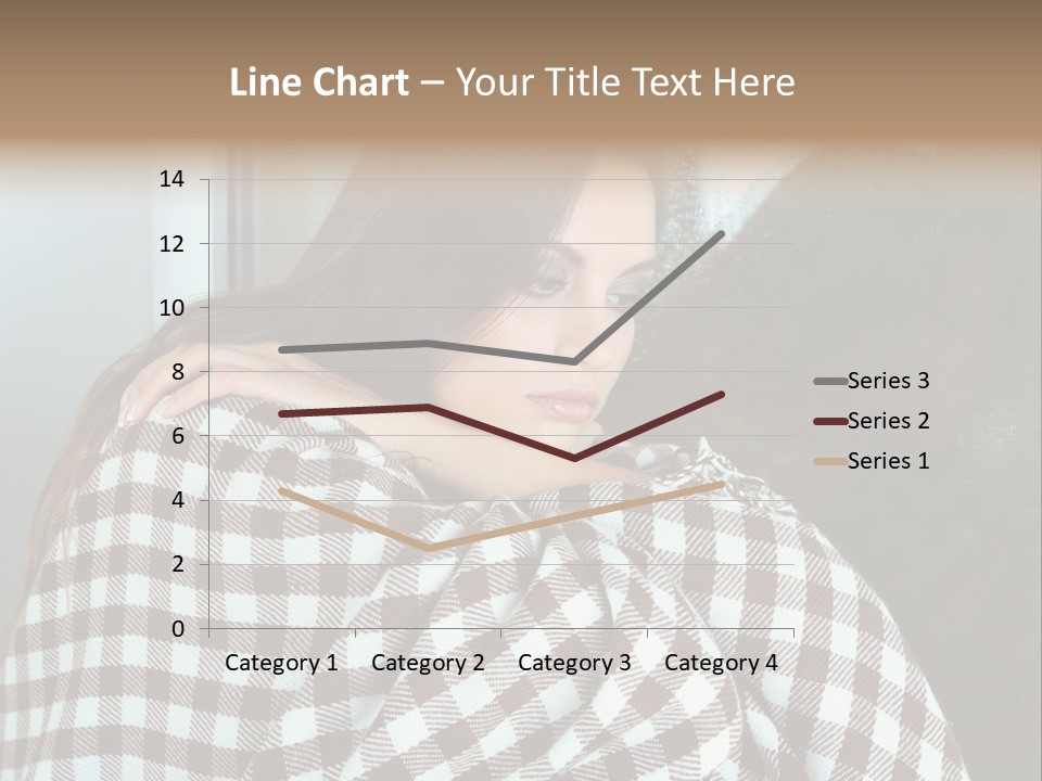 Displeased Desperation Girl PowerPoint Template