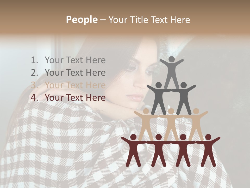 Displeased Desperation Girl PowerPoint Template