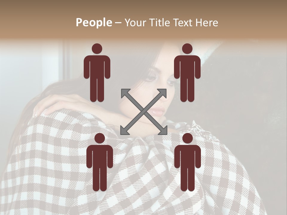 Displeased Desperation Girl PowerPoint Template