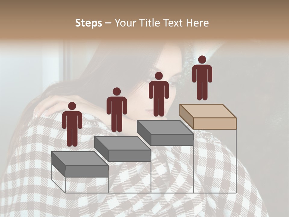 Displeased Desperation Girl PowerPoint Template