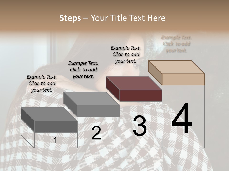 Displeased Desperation Girl PowerPoint Template