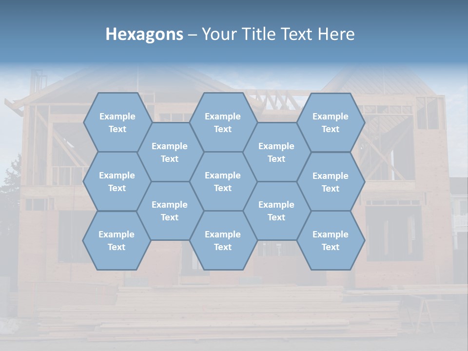 Plywood Facade Real Estate PowerPoint Template