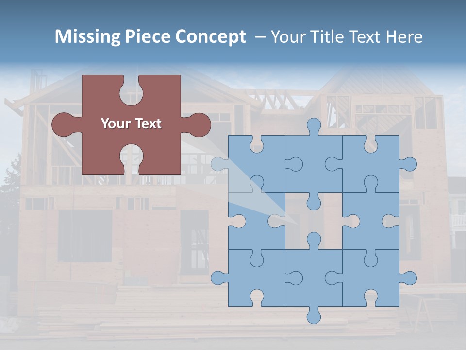 Plywood Facade Real Estate PowerPoint Template