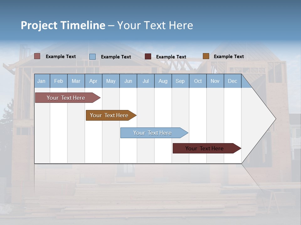 Plywood Facade Real Estate PowerPoint Template