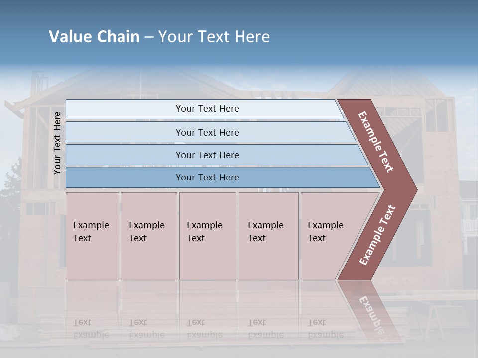Plywood Facade Real Estate PowerPoint Template