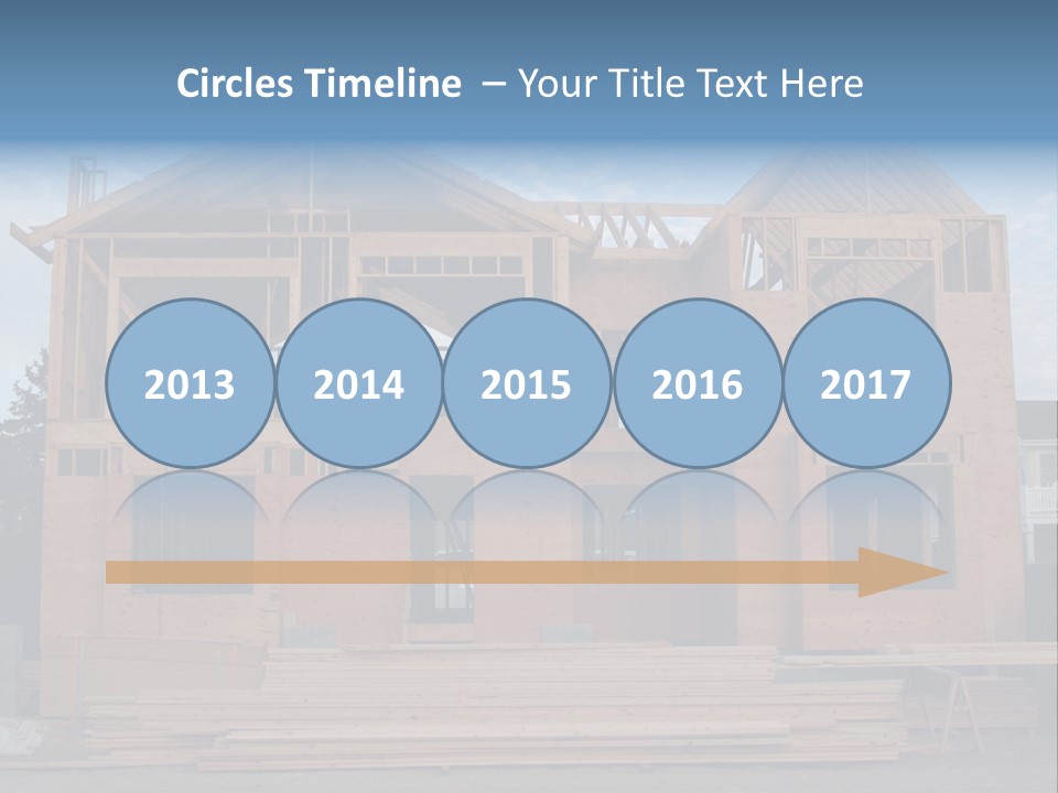 Plywood Facade Real Estate PowerPoint Template