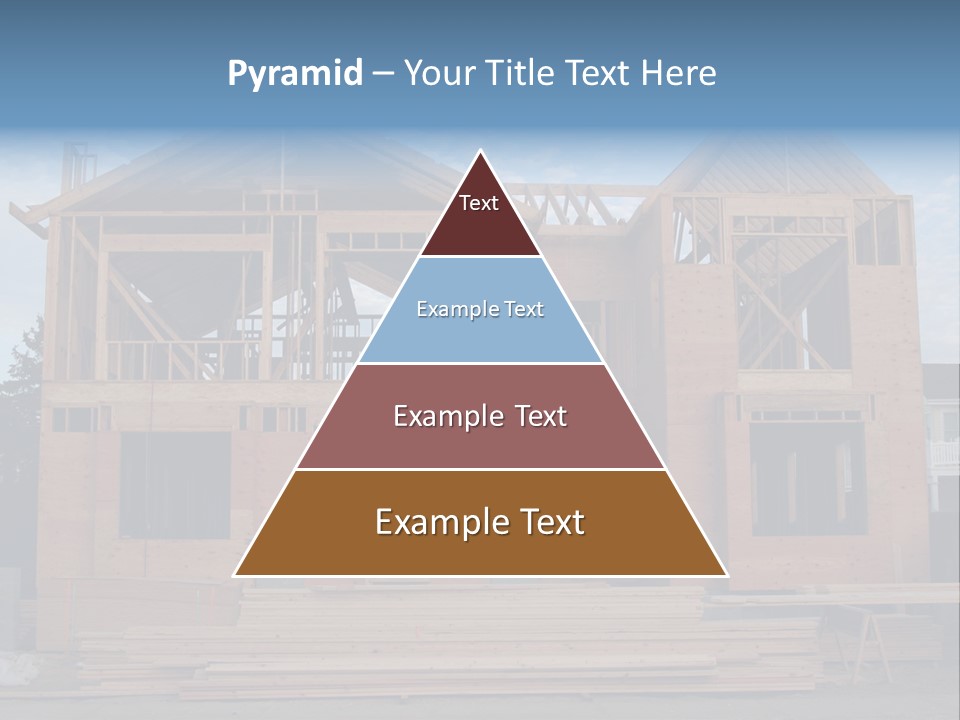 Plywood Facade Real Estate PowerPoint Template