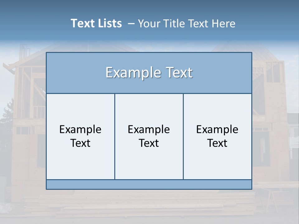 Plywood Facade Real Estate PowerPoint Template