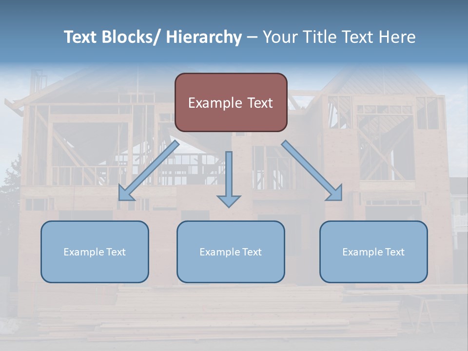 Plywood Facade Real Estate PowerPoint Template