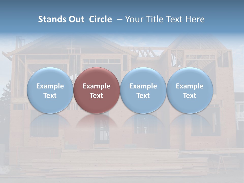 Plywood Facade Real Estate PowerPoint Template