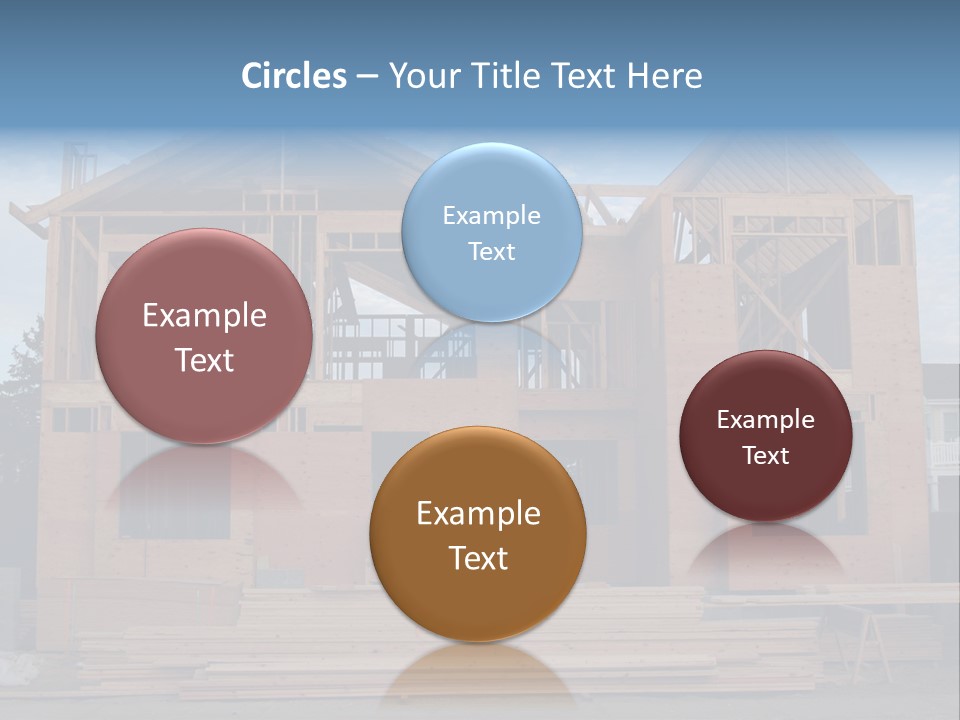 Plywood Facade Real Estate PowerPoint Template