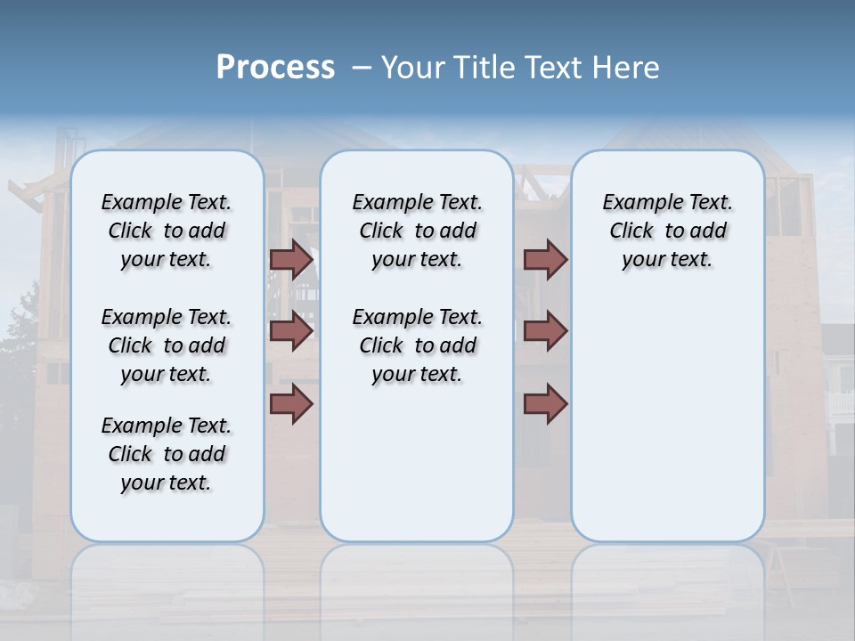 Plywood Facade Real Estate PowerPoint Template
