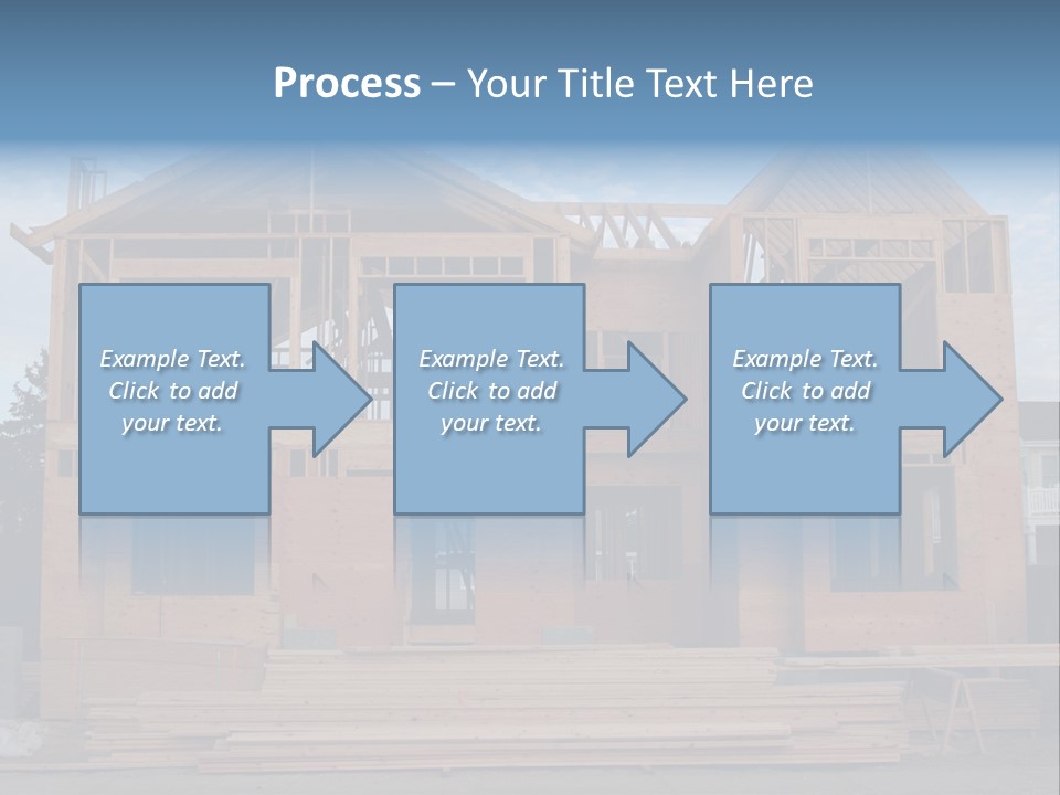 Plywood Facade Real Estate PowerPoint Template
