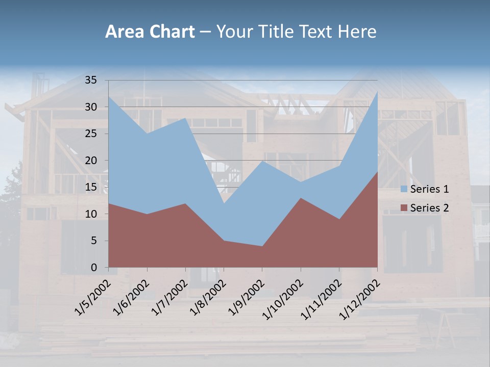 Plywood Facade Real Estate PowerPoint Template