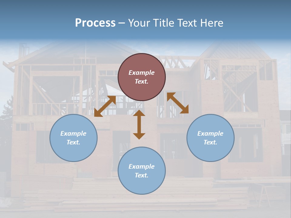 Plywood Facade Real Estate PowerPoint Template