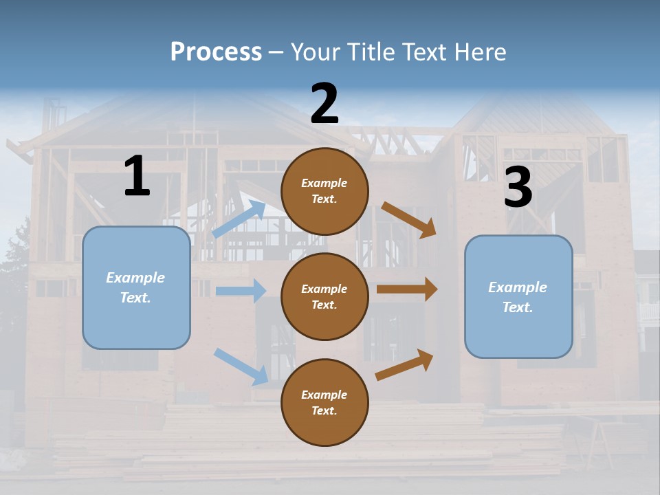 Plywood Facade Real Estate PowerPoint Template