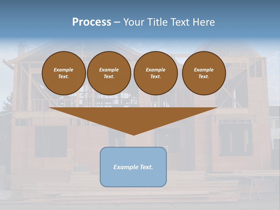Plywood Facade Real Estate PowerPoint Template
