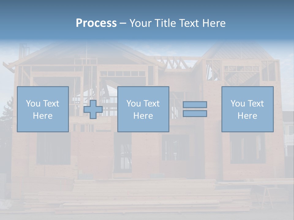 Plywood Facade Real Estate PowerPoint Template