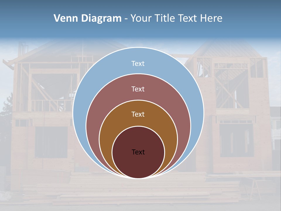 Plywood Facade Real Estate PowerPoint Template