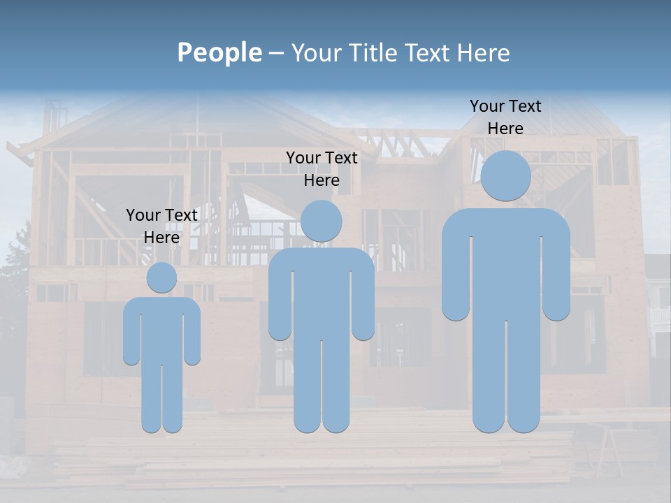 Plywood Facade Real Estate PowerPoint Template