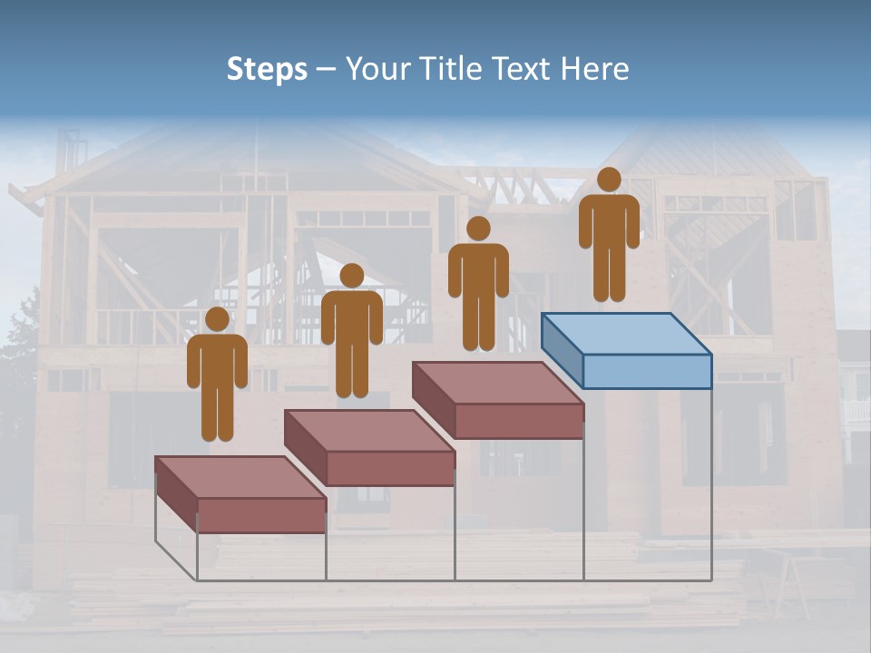 Plywood Facade Real Estate PowerPoint Template