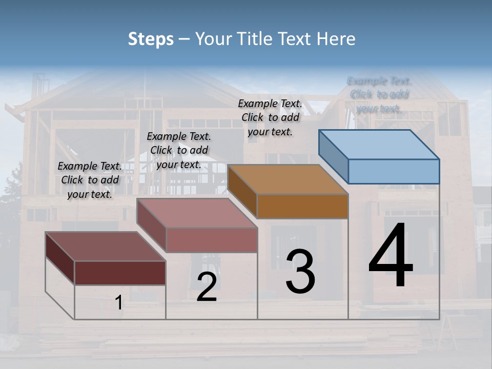 Plywood Facade Real Estate PowerPoint Template