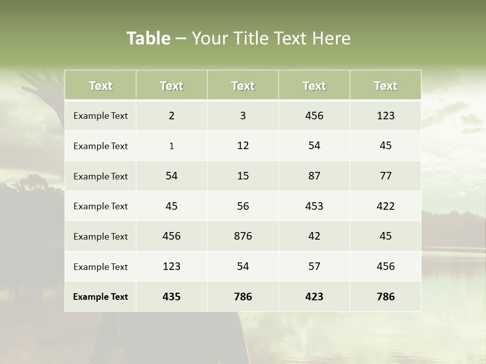 Life Joy View PowerPoint Template
