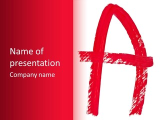 Type Abc Hieroglyph PowerPoint Template